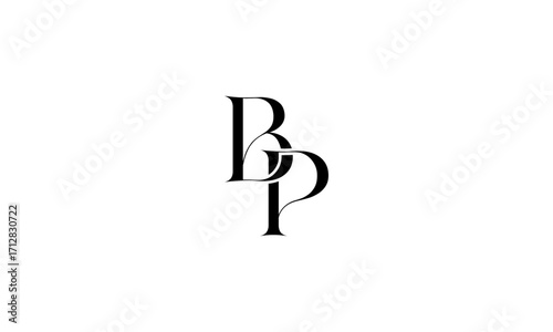 BP initial letters, monogram logo