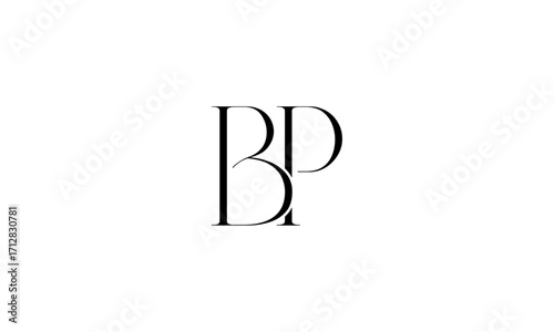BP initial letters, monogram logo