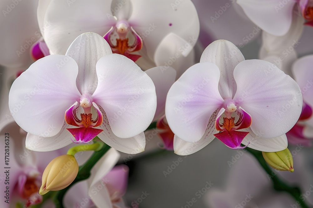 Obraz premium Colors, ringworm, and orchids combined to amplify beauty