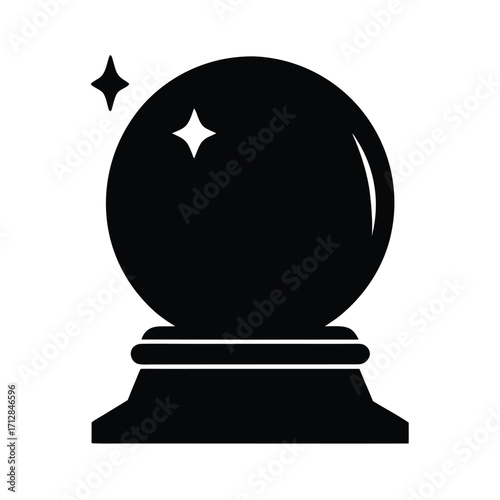 Crystal ball future telling fortune teller magic prediction divination sphere mystical glass ball