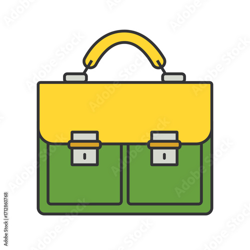 The image shows a picture of a briefcase icon.