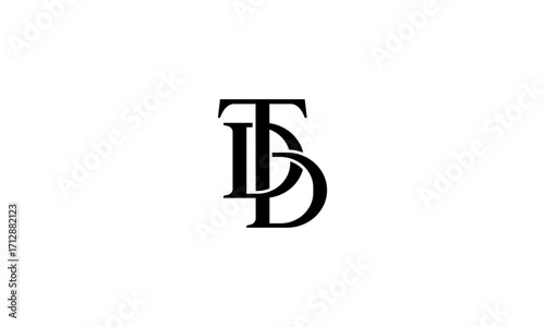 TDD initial letters, monogram logo