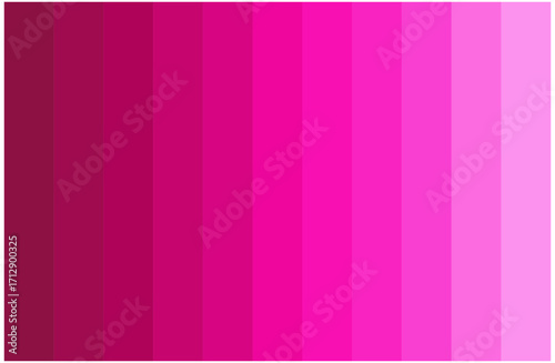 Pink Color Shades Swatches Set Pantone Palette Abstract Graphic Design Vector
