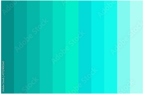 Blue Cyan Color Shades Swatches Set Pantone Palette Abstract Graphic Design Vector