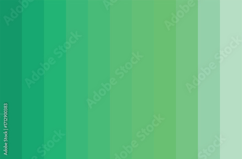 Green Cyan Color Shades Swatches Set Pantone Palette Abstract Graphic Design Vector