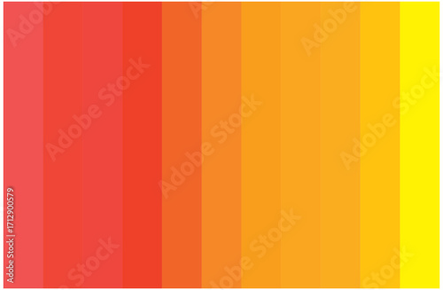 Multicolor Orange Shades Swatches Abstract Set Pantone Palette Graphic Design Vector