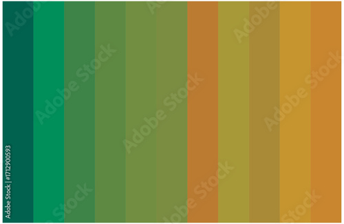Multicolor Green Shades Swatches Abstract Set Pantone Palette Graphic Design Vector