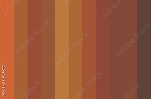 Brown Multicolor Shades Swatches Abstract Set Pantone Palette Graphic Design Vector