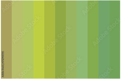 Green Multicolor Shades Swatches Abstract Set Pantone Palette Graphic Design Vector