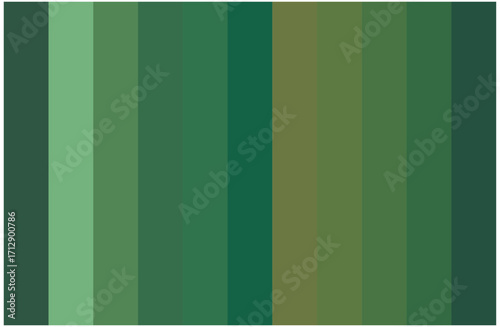 Green Colorful Shades Swatches Abstract Set Pantone Palette Graphic Design Vector