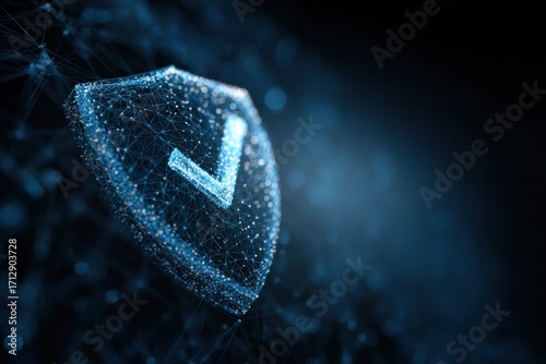 Digital Shield:Cybersecurity Concept, Data Protection, Network Security,  Privacy,  Safety,  Technology,  Innovation,  Digital Transformation,  Abstract,  Futuristic