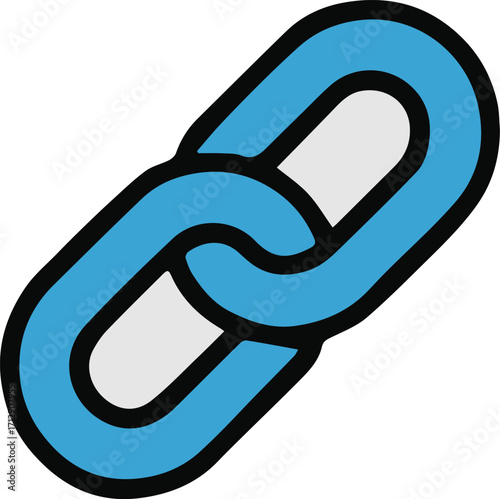 chain link icon vector ai eps jpeg png connectivity hyperlink symbol network interface design illustration clean minimal