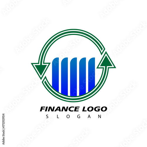 Finance and Accounting Logo Design Vector