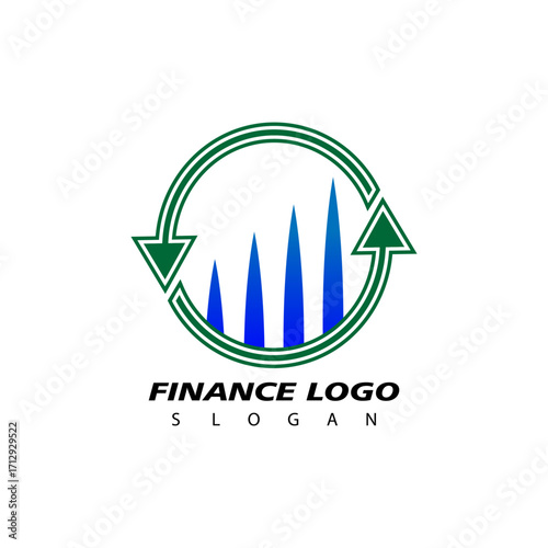 Finance and Accounting Logo Design Vector. Vector illustration