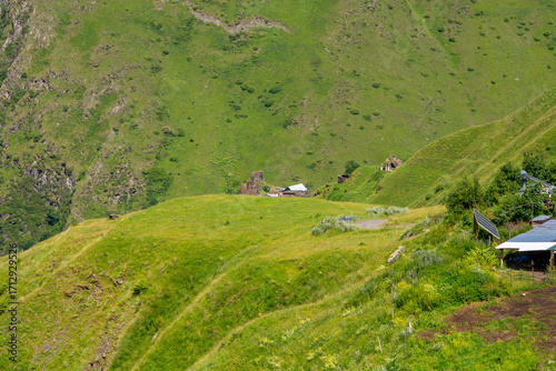 Ardot, an ancient village in the highlands of Khevsureti, Georgia