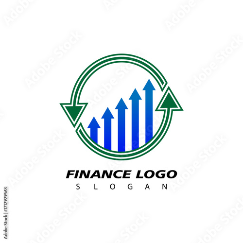 Finance and Accounting Logo Design Vector. Vector illustration