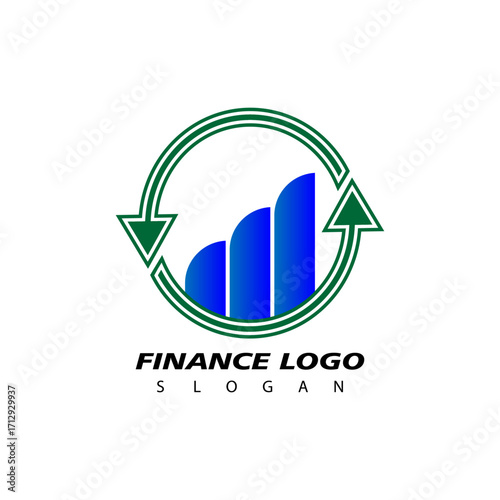 Finance and Accounting Logo Design Vector. Vector illustration