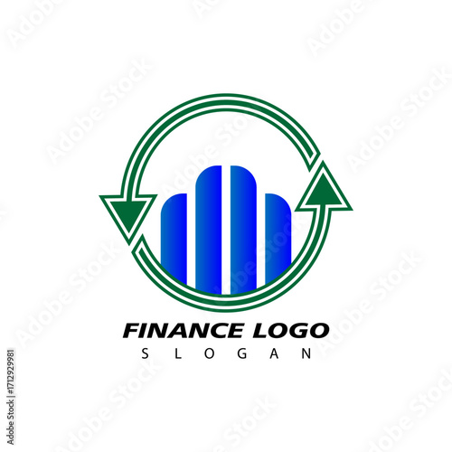 Finance and Accounting Logo Design Vector. Vector illustration
