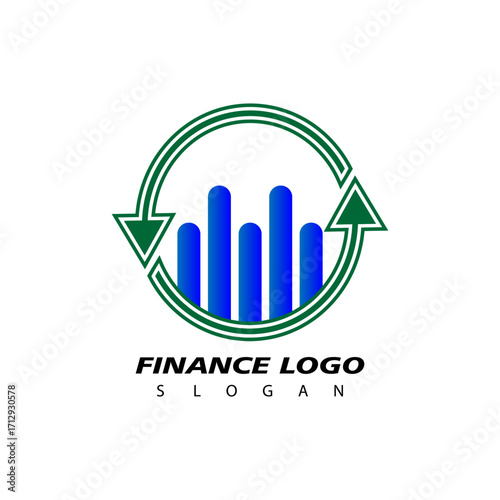 Finance and Accounting Logo Design Vector. Vector illustration