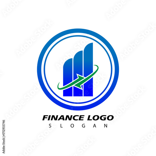 Finance and Accounting Logo Design Vector