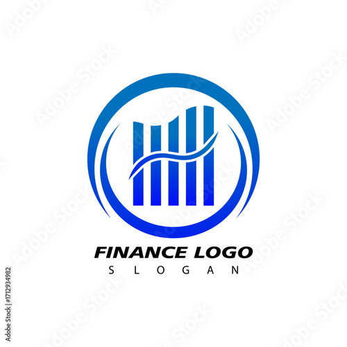 Finance and Accounting Logo Design Vector