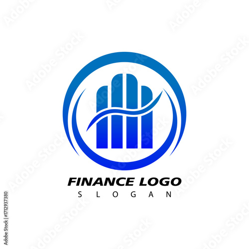 Finance and Accounting Logo Design Vector. Vector illustration
