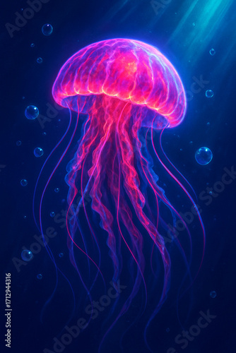 jellyfish in the water