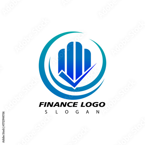 Finance and Accounting Logo Design Vector