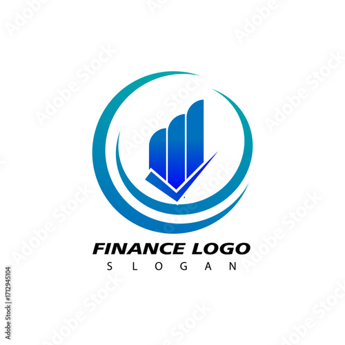Finance and Accounting Logo Design Vector