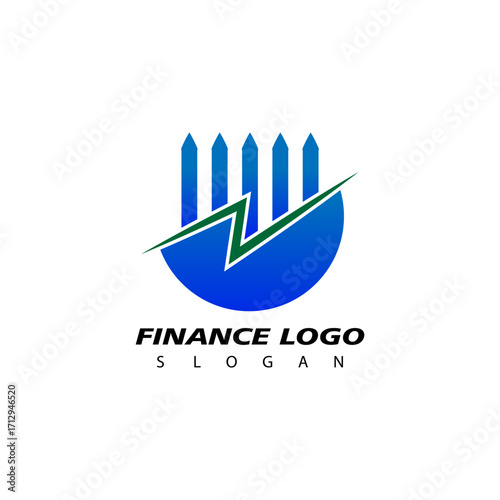 Finance and Accounting Logo Design Vector