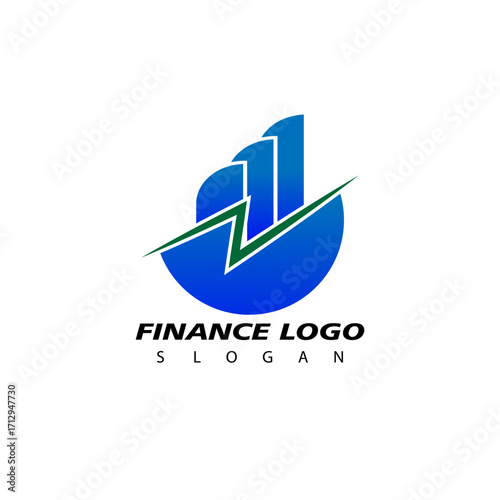 Finance and Accounting Logo Design Vector