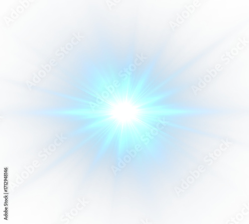 Glowing star flashes shine with magical energy in a minimal composition.