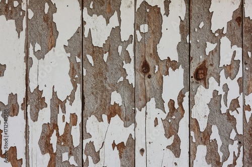 Wallpaper Mural Aged wooden barn exterior with chipping white paint Torontodigital.ca