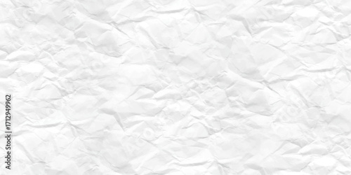 crumpled paper background. white paper texture background.	