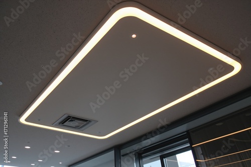 Contemporary ceiling illumi...