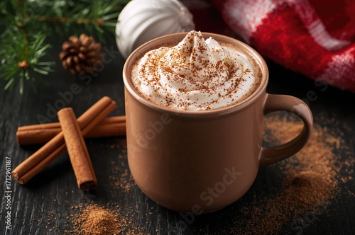 Delicious warm hot chocolat...