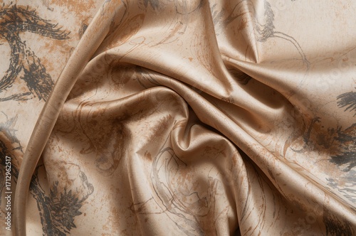 Silk fabric texture backdro...