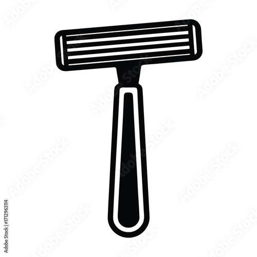 Detailed Disposable Shaving Razor Icon