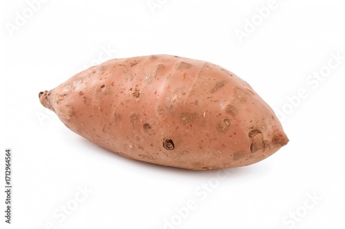 Isolated sweet potato on a ...
