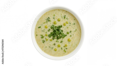 A bowl filled with creamy b...