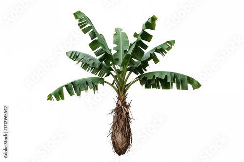 Unusual banana plant agains...