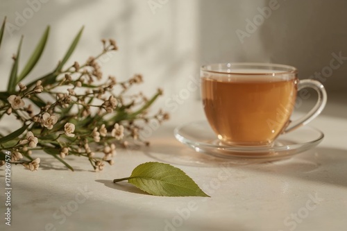 Morning Tea Leaves on a Bro...