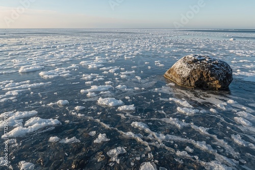 Winter landscape showing a ...
