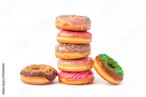 Pile of scrumptious sugary ...
