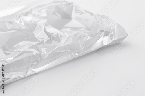 Opening a plastic wrap pack...