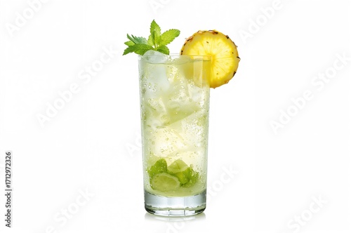 Chilled mojito lemonade wit...