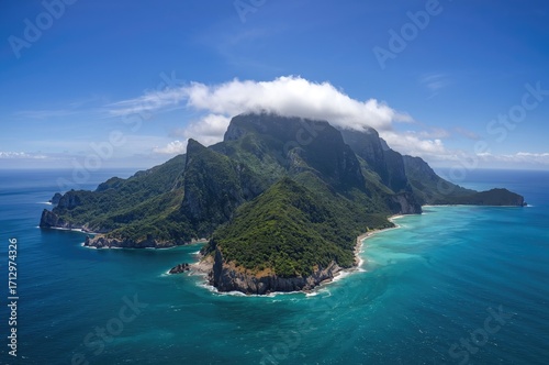 Breathtaking coastal mounta...