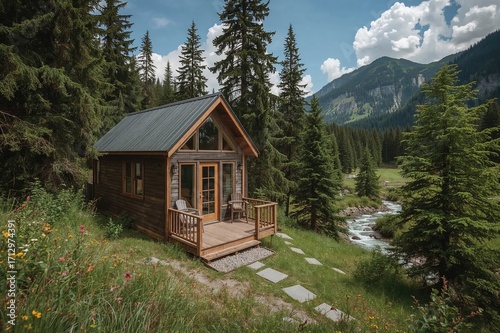 Compact home in a remote mo...