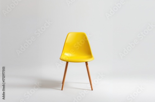 The chair features a vivid ...