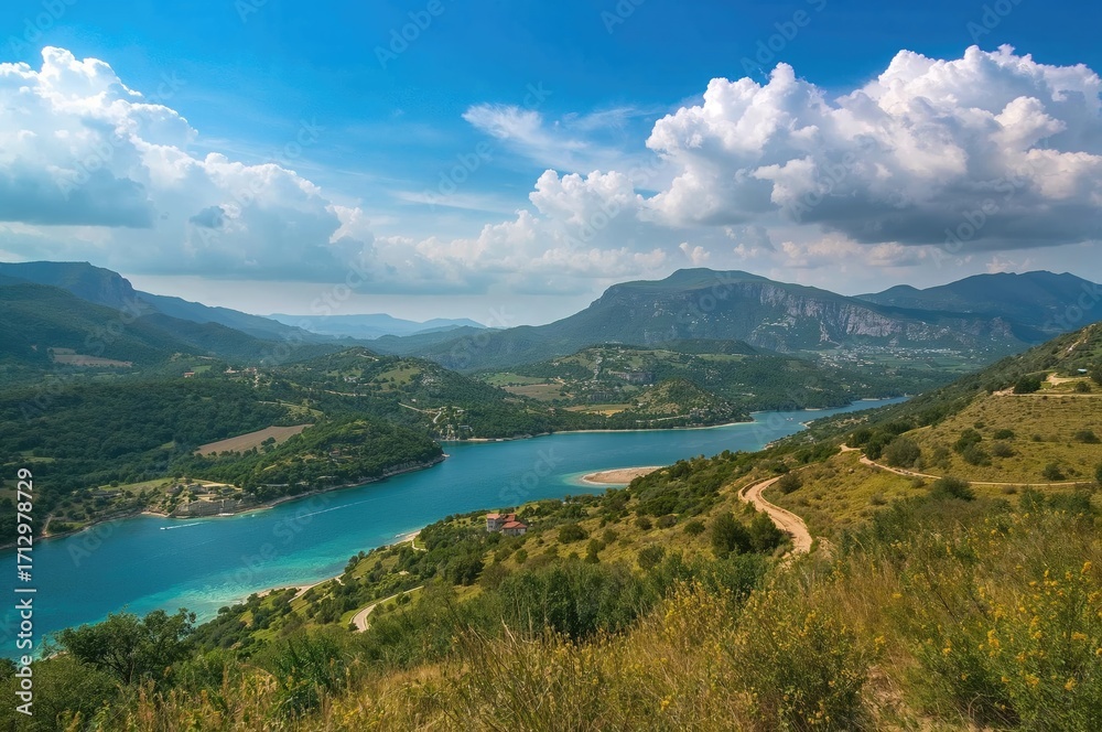 Fototapeta premium Breathtaking Scenery in a Mediterranean Area